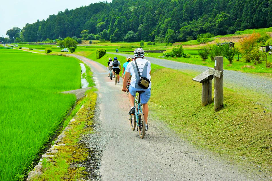 Cycling trip in Shiga, Japan